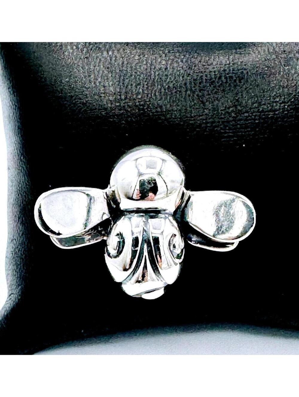 Vintage Zina unique sterling silver bumble bee brooch